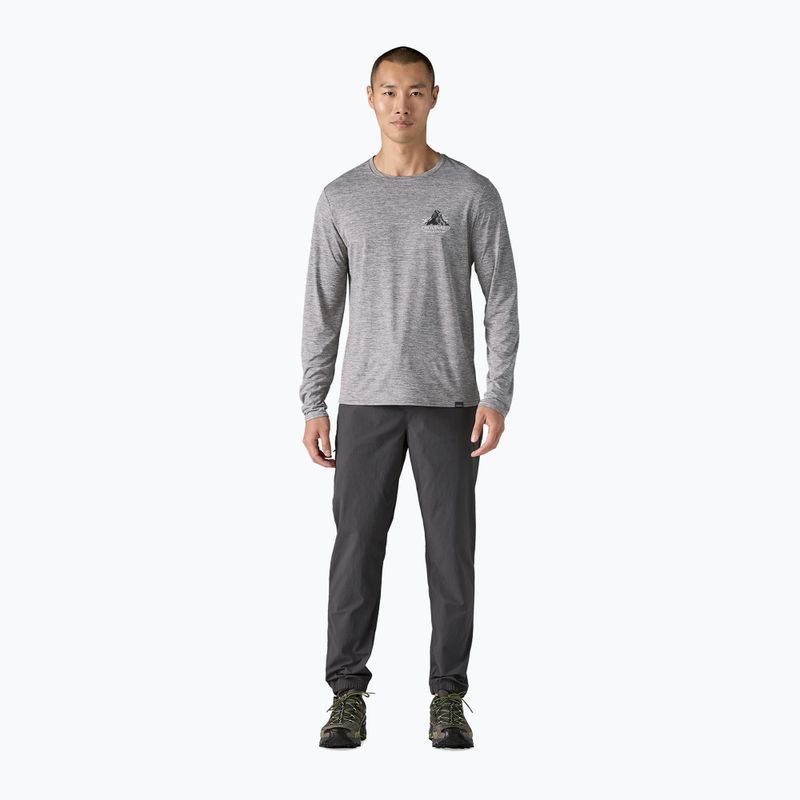 Uomo Patagonia Cap Cool Daily Graphic Lands chouinard crest/feather grey longsleeve 2