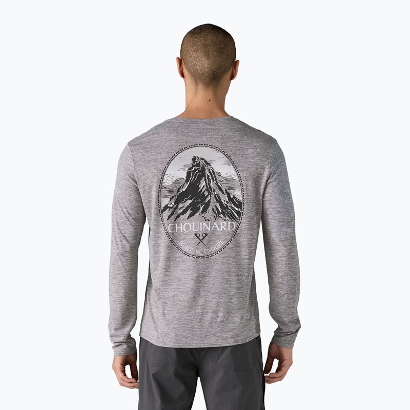 Uomo Patagonia Cap Cool Daily Graphic Lands chouinard crest/feather grey longsleeve 3