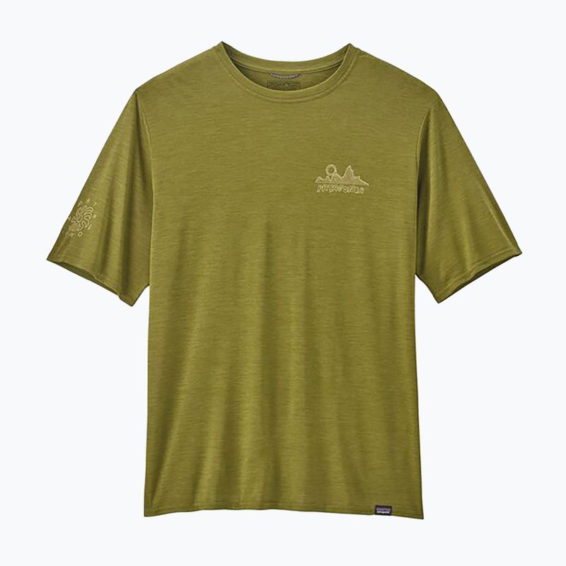 Uomo Patagonia Cap Cool Daily Graphic Shirt Lands wind runner/graze green x-dye 5