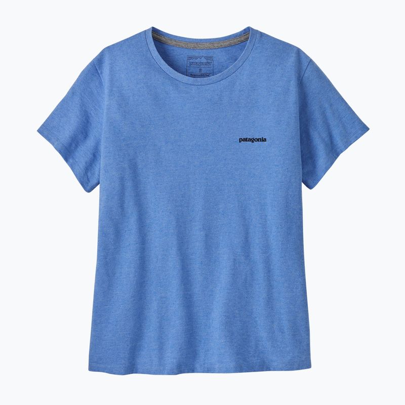 Patagonia P-6 Logo Responsabili-Tee donna blu abbondante 10