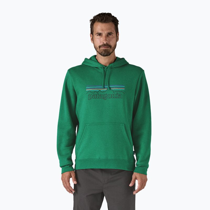 Patagonia P-6 Logo Felpa Uprisal p-6 outline/heartleaf verde