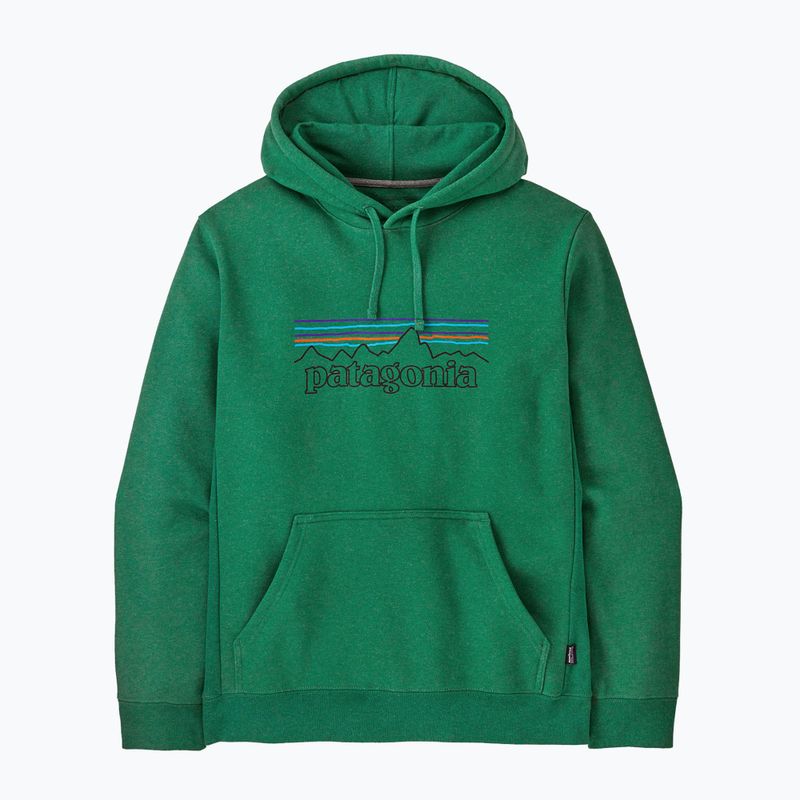 Patagonia P-6 Logo Felpa Uprisal p-6 outline/heartleaf verde 3