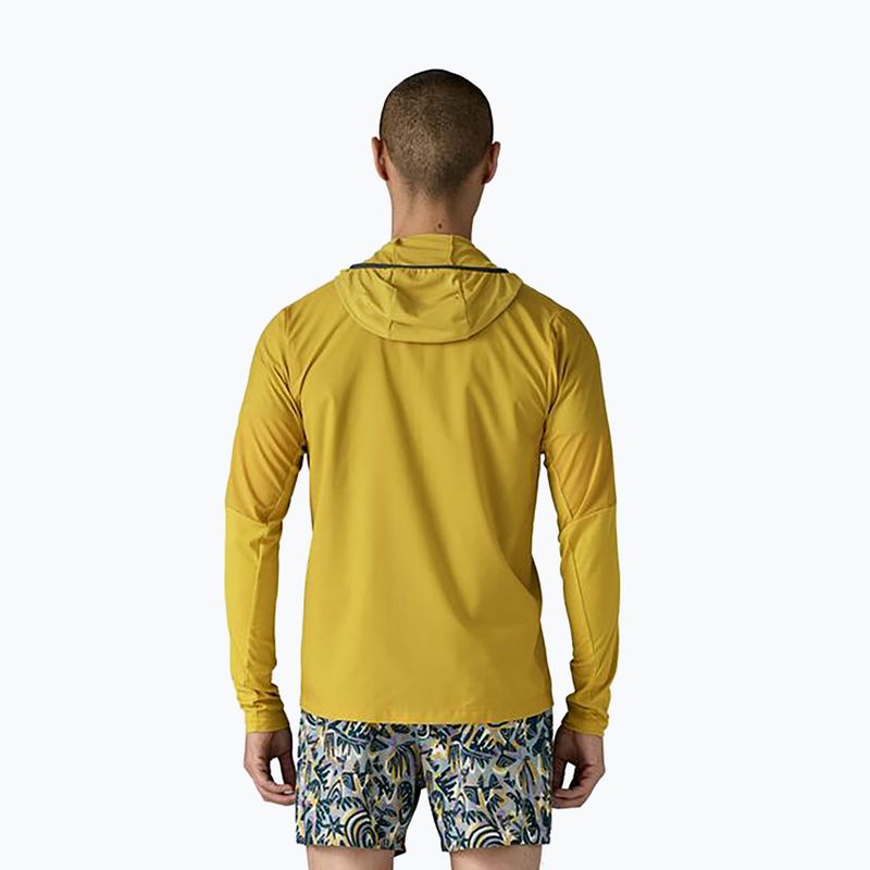 Felpa da trekking Patagonia Airshed Pro Pullover da uomo, colore verde 2