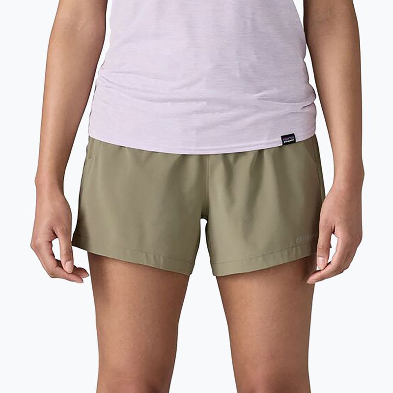 Pantaloncini Patagonia da donna Terrebonne river rock green