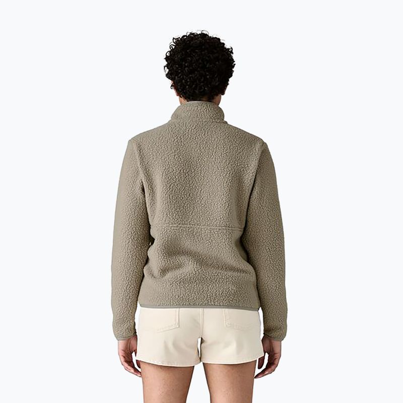 Felpa Patagonia Retro Pile donna in pile Marsupial river rock verde 3