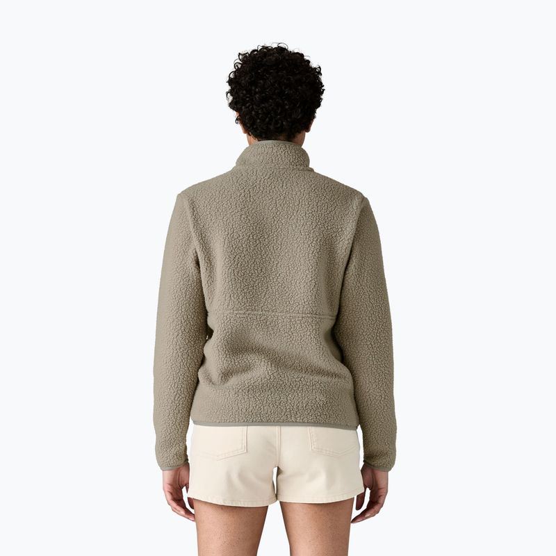 Felpa Patagonia Retro Pile donna in pile Marsupial river rock verde 3
