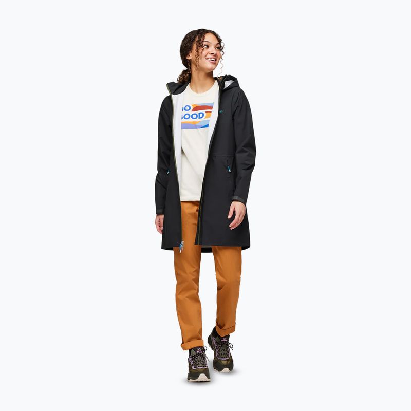 Cotopaxi Cielo Rain Trench nero giacca da pioggia da donna 2