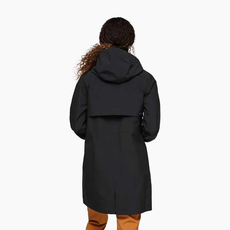 Cotopaxi Cielo Rain Trench nero giacca da pioggia da donna 3