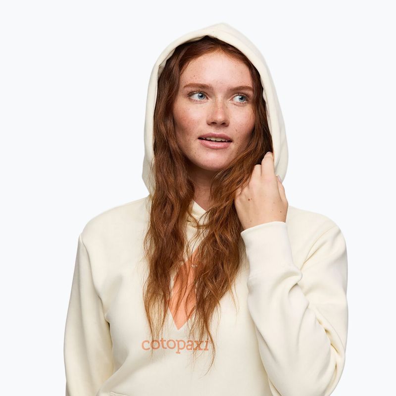 Felpa con cappuccio da donna Cotopaxi Llama Pullover bone 5