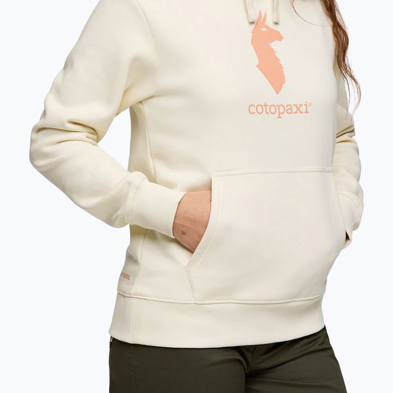 Felpa con cappuccio da donna Cotopaxi Llama Pullover bone 7
