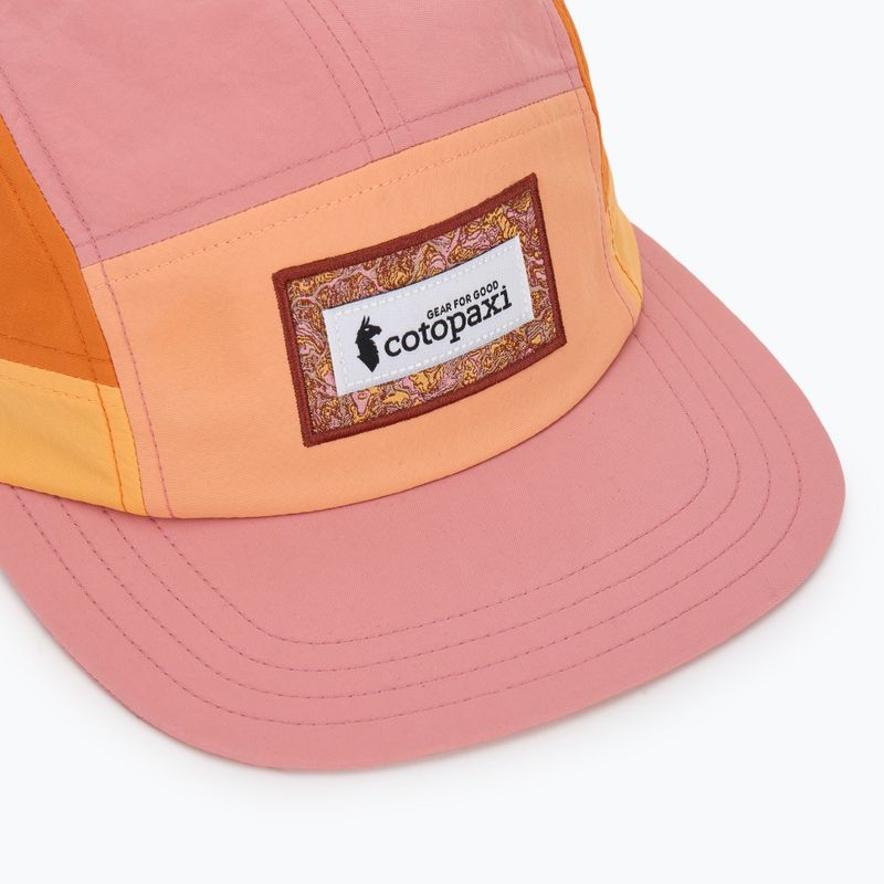 Cappello da baseball Cotopaxi Altitude Tech 5-Panel albicocca/rosa 3