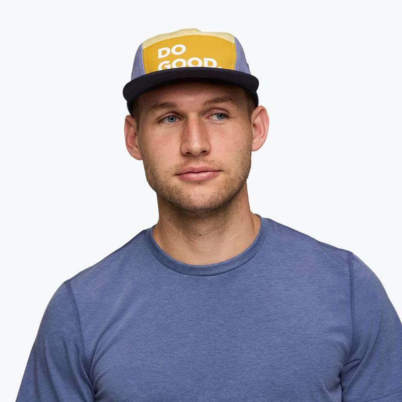 Cappello da baseball Cotopaxi Do Good 5-Panel ambra/carbone 3