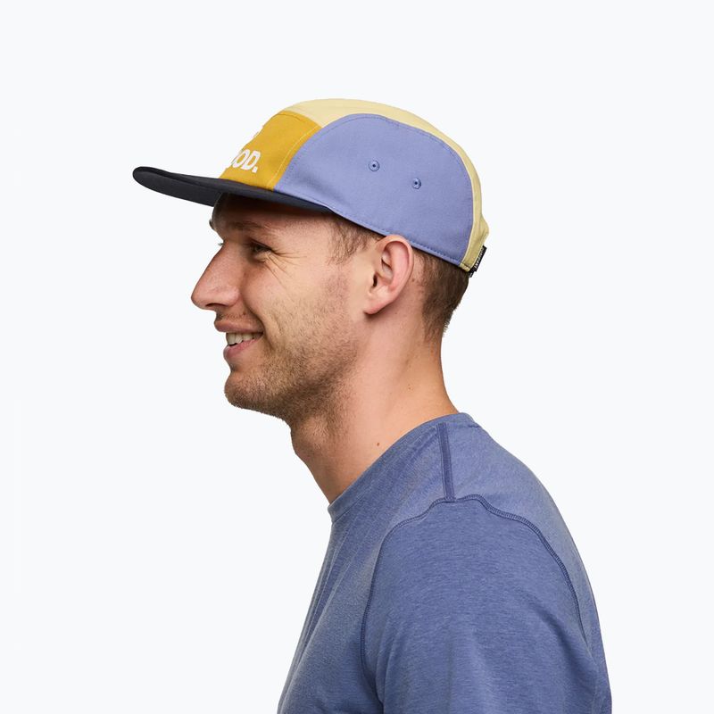 Cappello da baseball Cotopaxi Do Good 5-Panel ambra/carbone 5