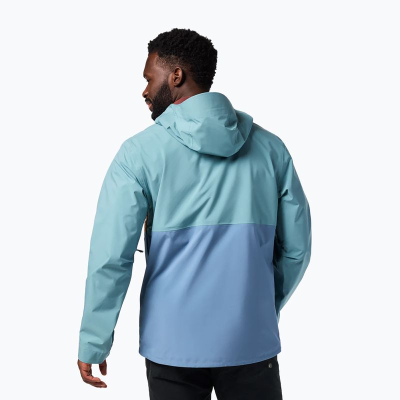Giacca softshell da uomo Cotopaxi Impermeo 3L Hooded Shell everglade and steel blue 2