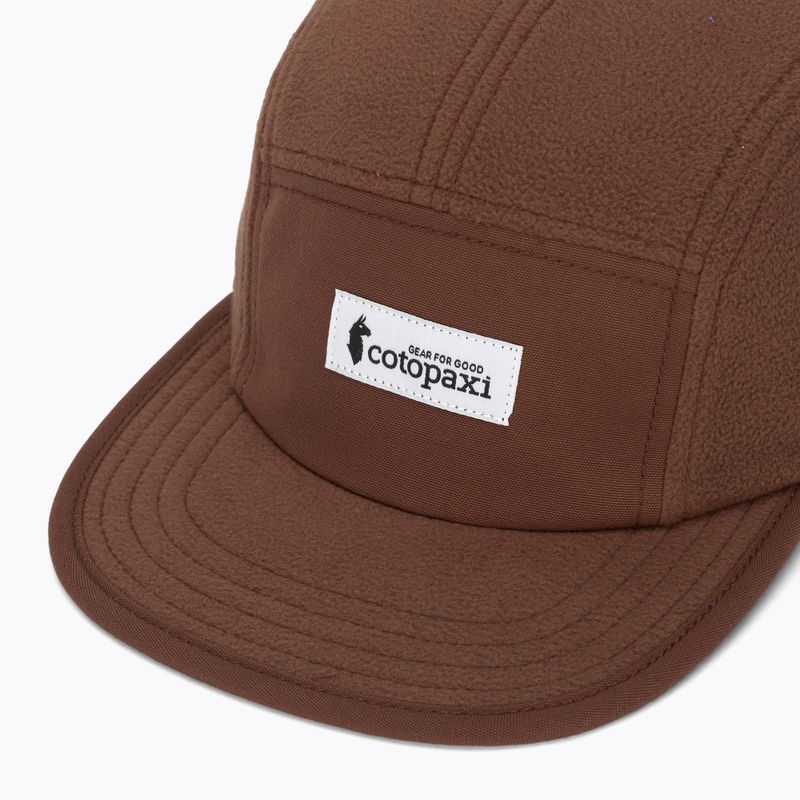 Cappellino con visiera Cotopaxi Fleece 5-Panel sepia 3