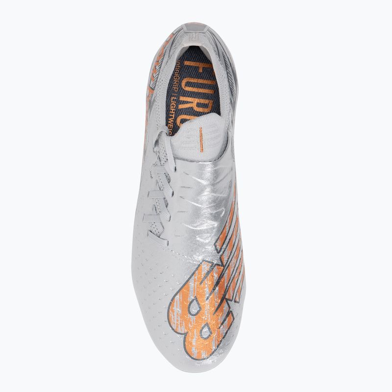 Scarpe da calcio da uomo New Balance Furon v7 Pro SG argento 6