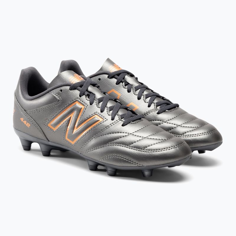 Scarpe da calcio da uomo New Balance 442 v2 Academy FG argento 4