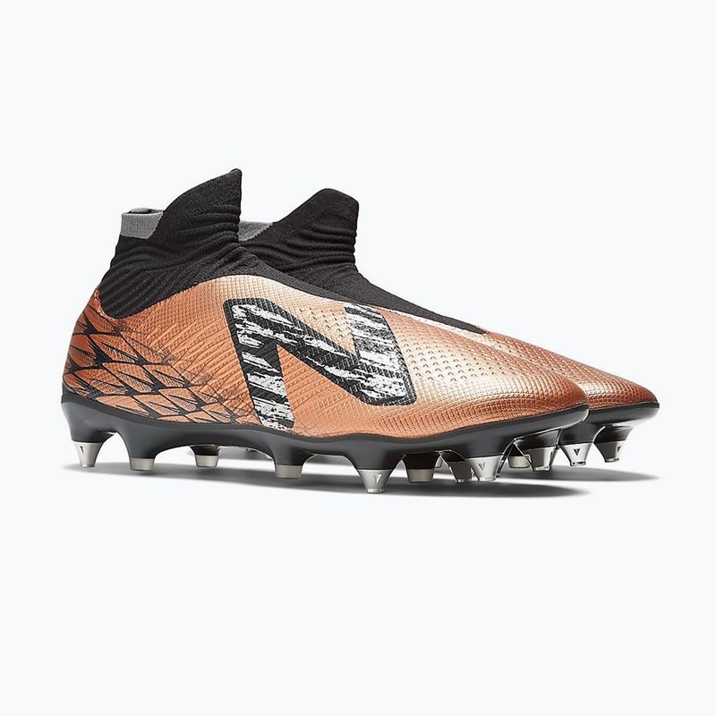 Scarpe da calcio New Balance Tekela V4 Pro SG in rame da uomo 11