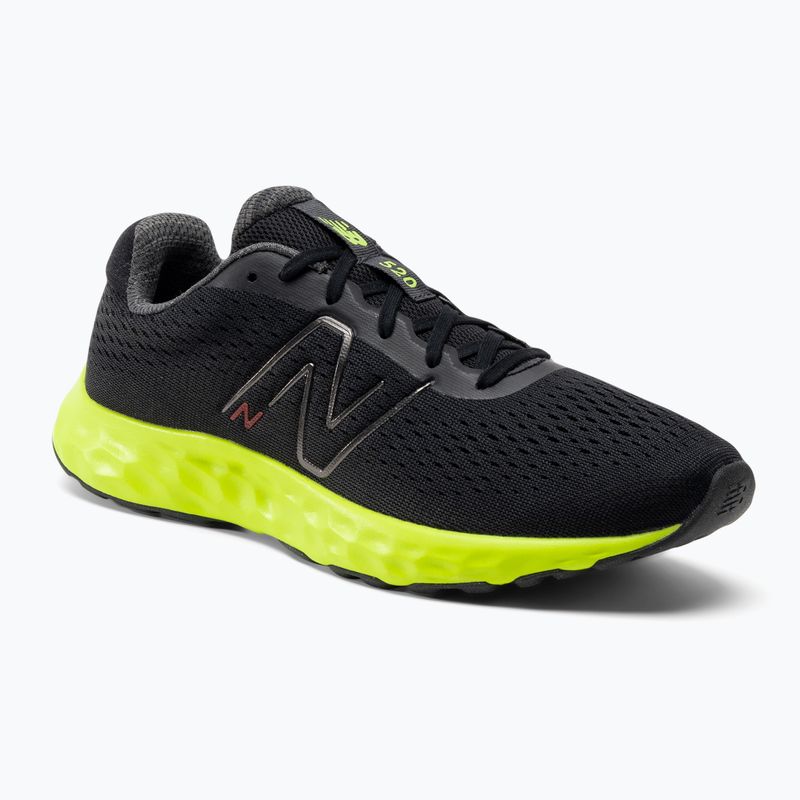 Uomo New Balance 520 v8 nero/verde scarpe da corsa