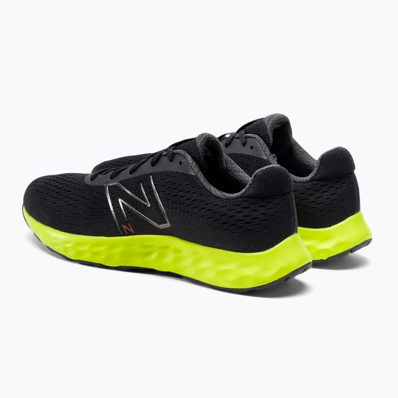 Uomo New Balance 520 v8 nero/verde scarpe da corsa 3