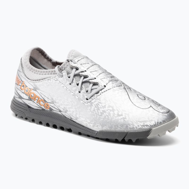 Scarpe da calcio per bambini New Balance Furon v7 Dispatch JNR TF argento