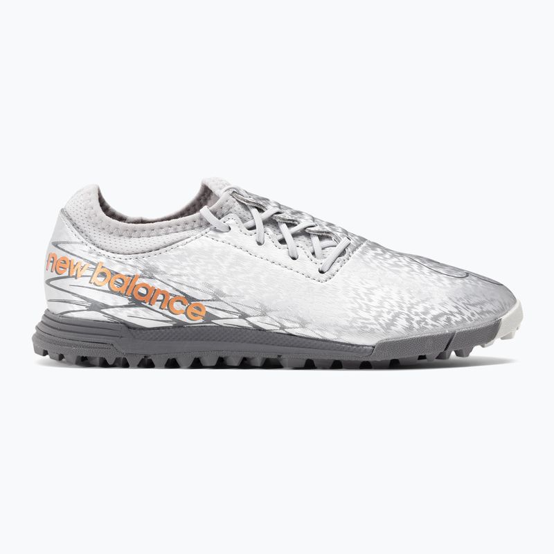 Scarpe da calcio per bambini New Balance Furon v7 Dispatch JNR TF argento 2