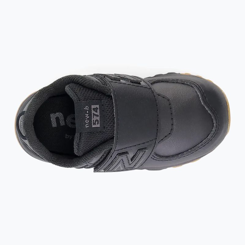 Scarpe da bambino New Balance 574 V2 nero 12