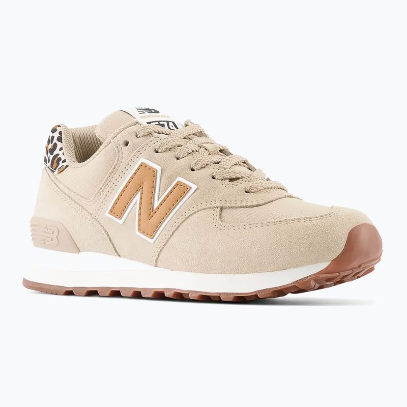 Scarpe New Balance donna 574 V2 marrone 8