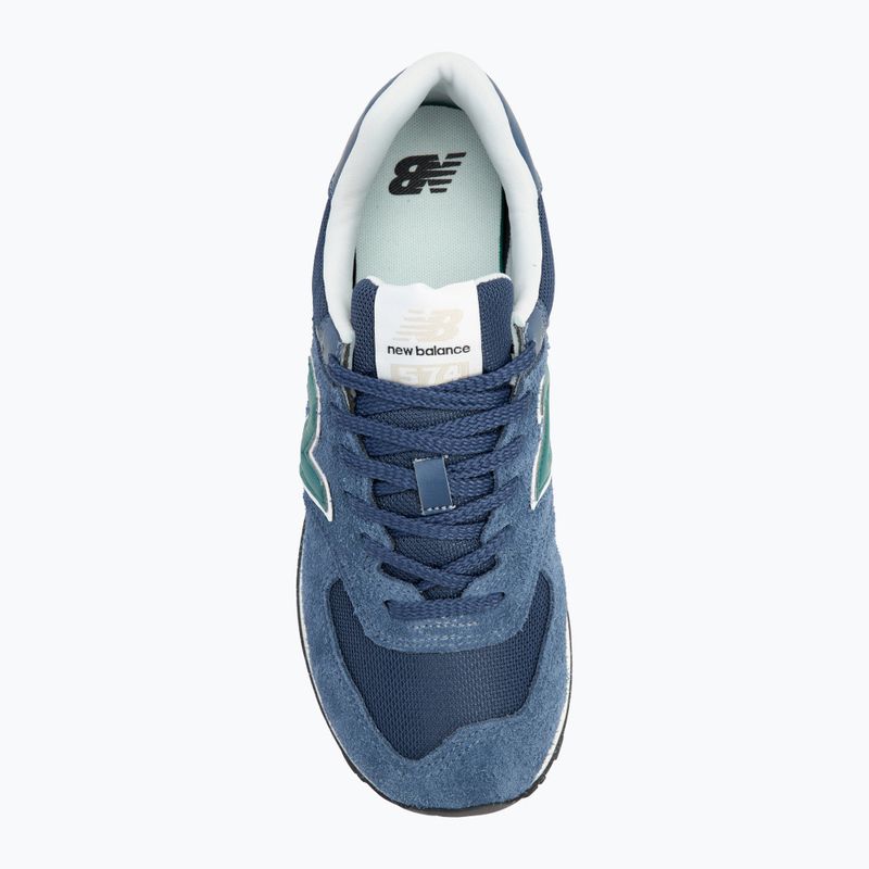 Scarpe New Balance 574 V2 blu/verde 5