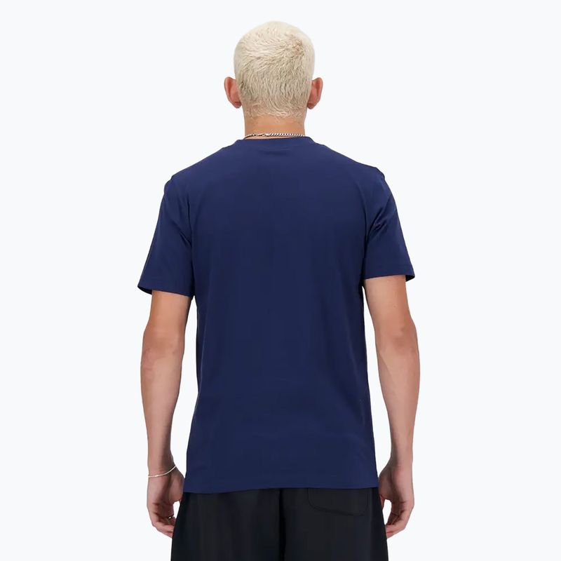 T-shirt New Balance Stacked Logo Uomo navy 2