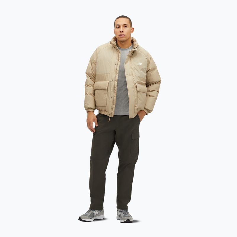 Piumino uomo New Balance NBX Academy Mix Down beige 2