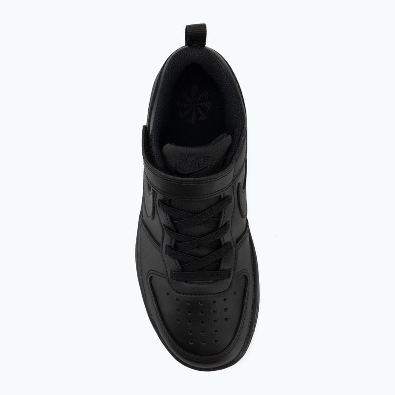 Scarpe Nike Court Borough Low Recraft da bambino nero/nero/nero 5
