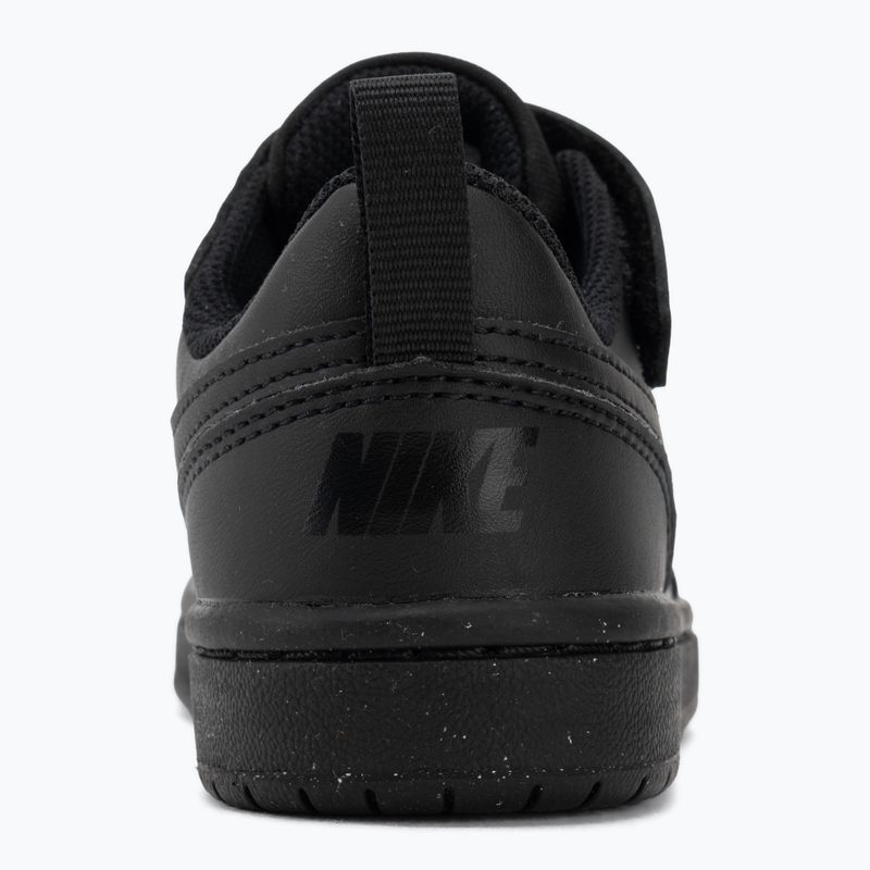 Scarpe Nike Court Borough Low Recraft da bambino nero/nero/nero 6