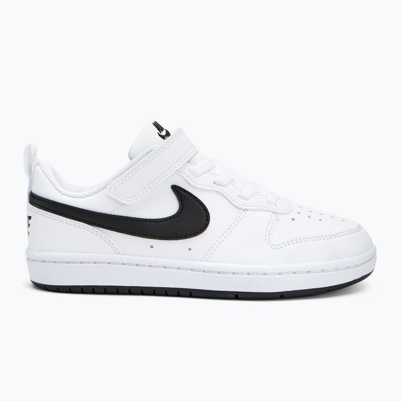 Scarpe da bambino Nike Court Borough Low Recraft bianco/nero 2