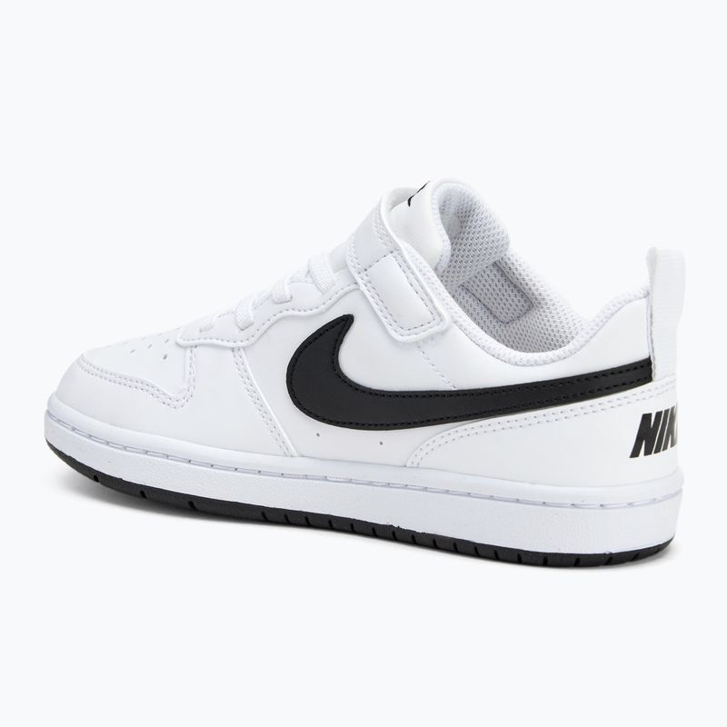 Scarpe da bambino Nike Court Borough Low Recraft bianco/nero 3