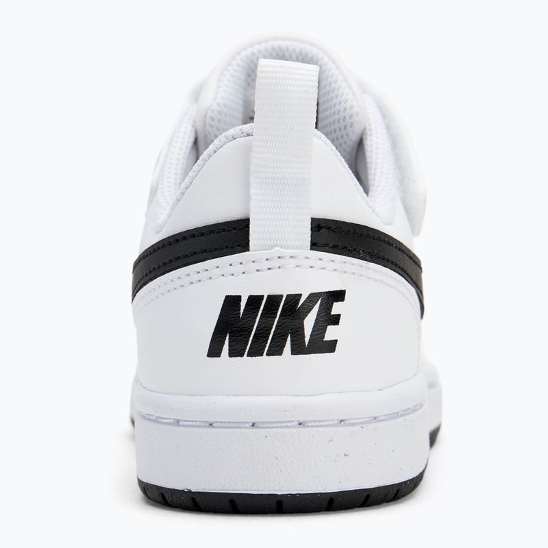 Scarpe da bambino Nike Court Borough Low Recraft bianco/nero 6