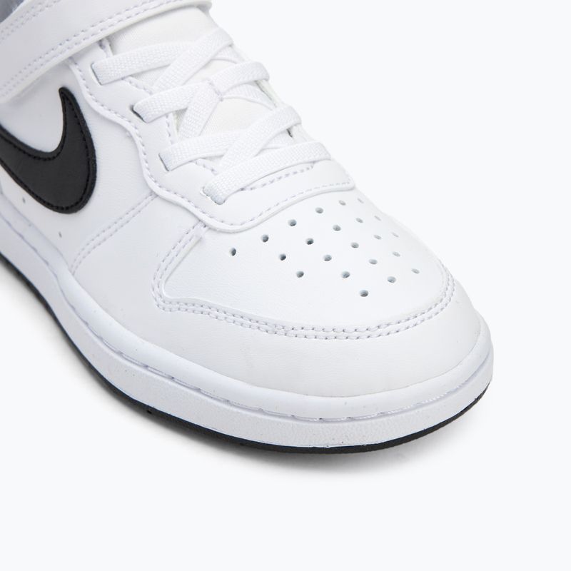 Scarpe da bambino Nike Court Borough Low Recraft bianco/nero 7