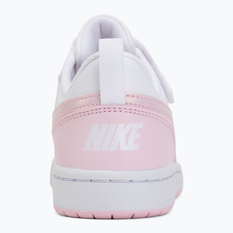 Scarpe per bambini Nike Court Borough Low Recraft white/pink foam 6