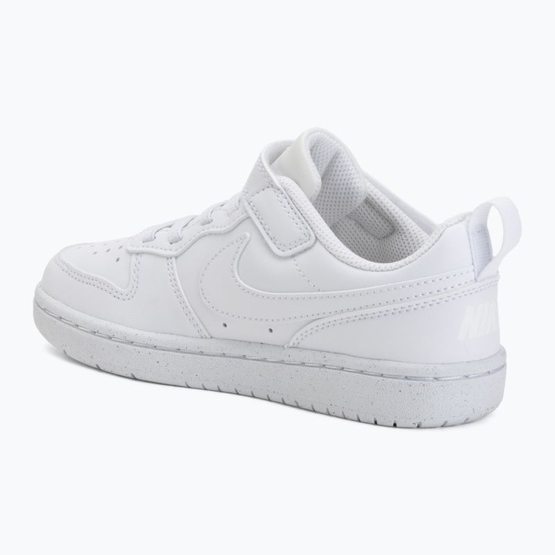 Scarpe per bambini Nike Court Borough Low Recraft white/white/white 3