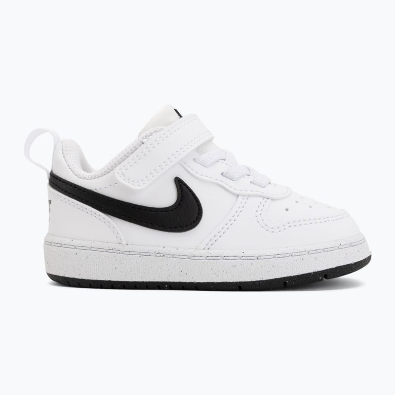 Scarpe per bambini Nike Court Borough Low Recraft white/black 2