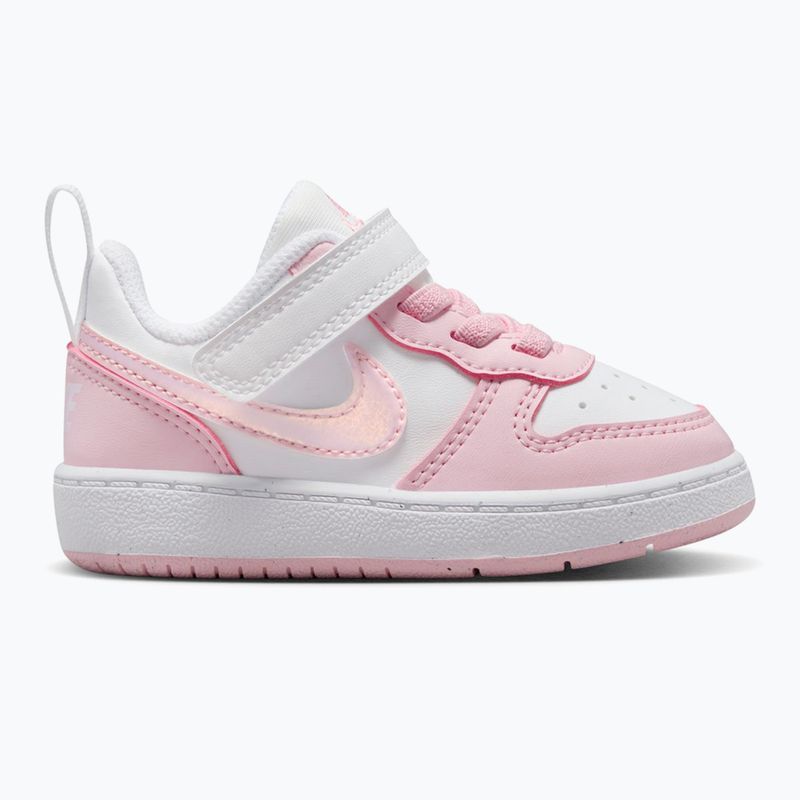 Scarpe per bambini Nike Court Borough Low Recraft white/pink foam