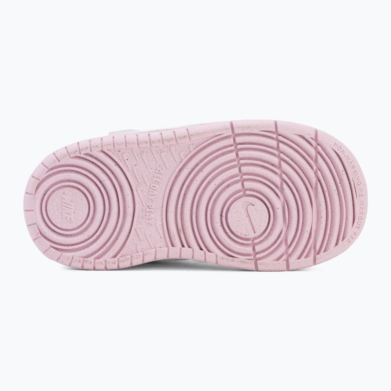 Scarpe per bambini Nike Court Borough Low Recraft white/pink foam 4