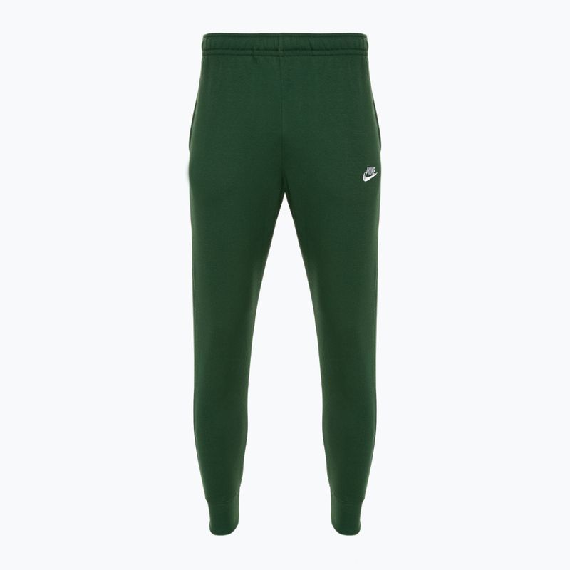 Pantaloni Nike Sportswear Club Fleece Jogger uomo abete/abete/bianco