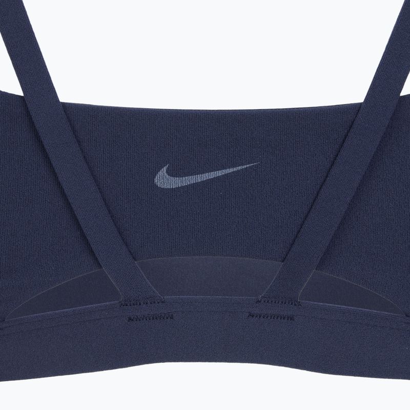 Reggiseno sportivo Nike Zenvy Strappy midnight navy/white 8