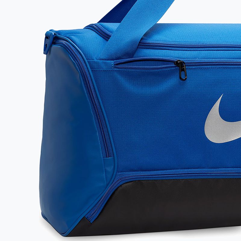 Borsa da allenamento Nike Brasilia 9.5 60 l blu reale/nero/argento metallizzato 8