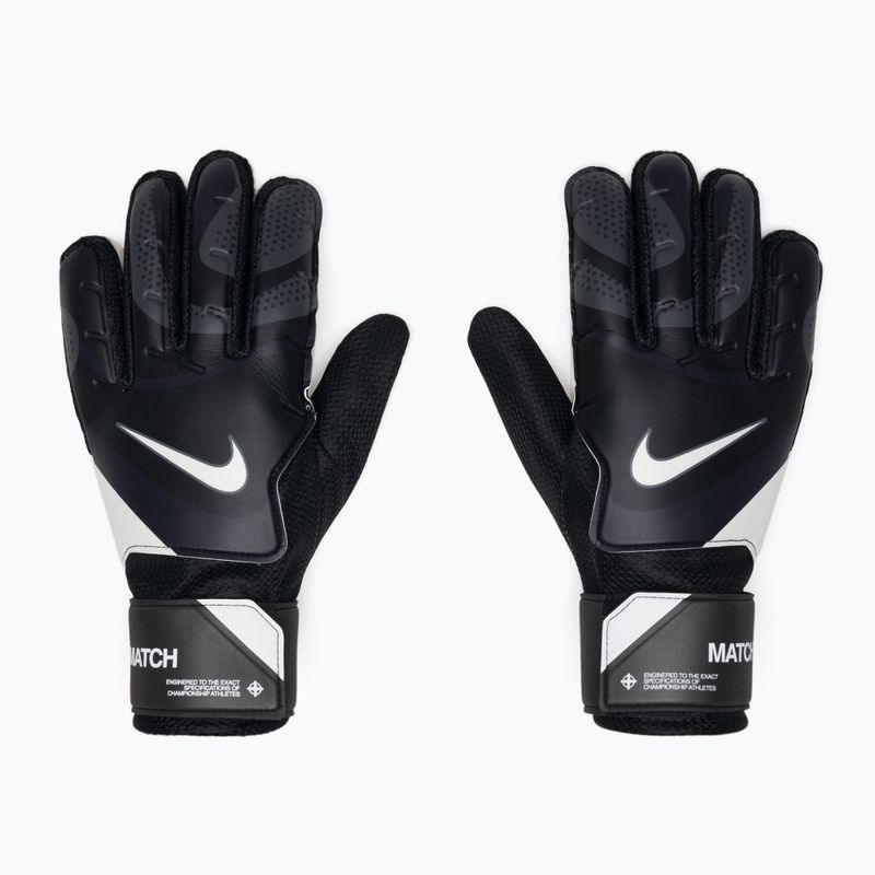 Guanti da portiere Nike Match nero/grigio scuro/bianco