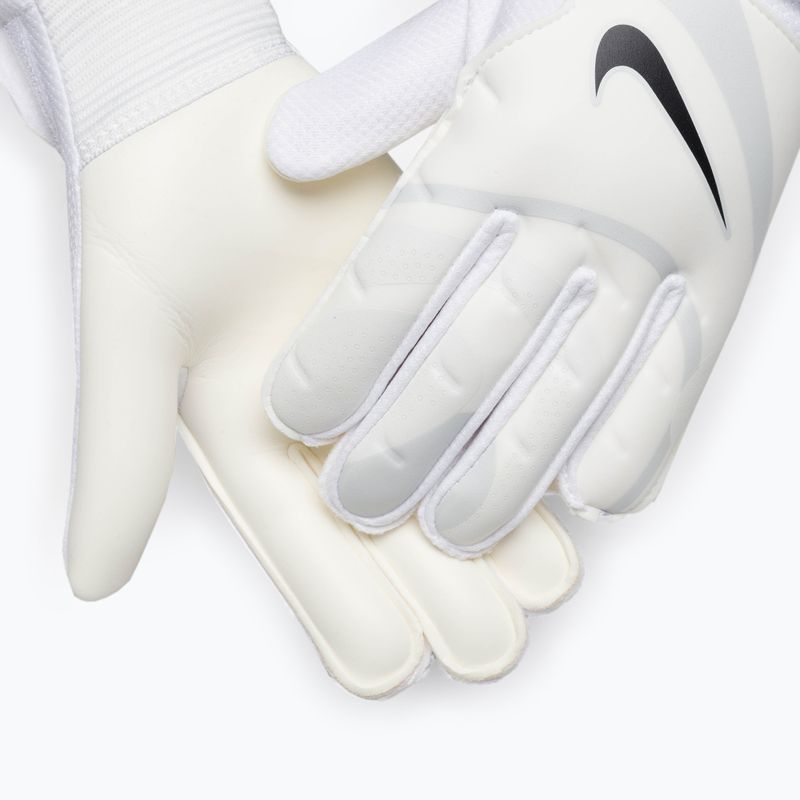 Guanti da portiere Nike Match da bambino bianco/platino puro/nero 3