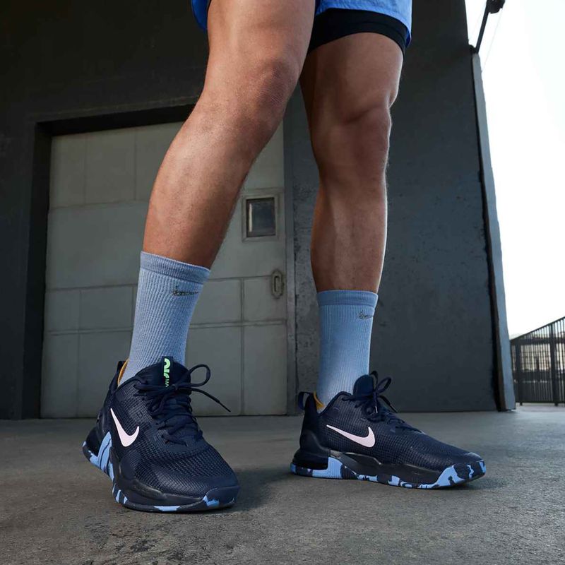 Scarpe da allenamento uomo Nike Air Max Alpha Trainer Obsidian/Lime Blast/Polar/Pink Foam 10