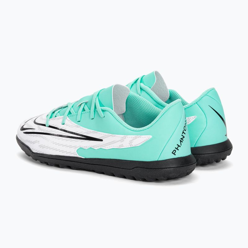 Scarpe da calcio da bambino Nike JR Phantom GX Club TF iper turchese/fucsia dream/bianco/nero 3