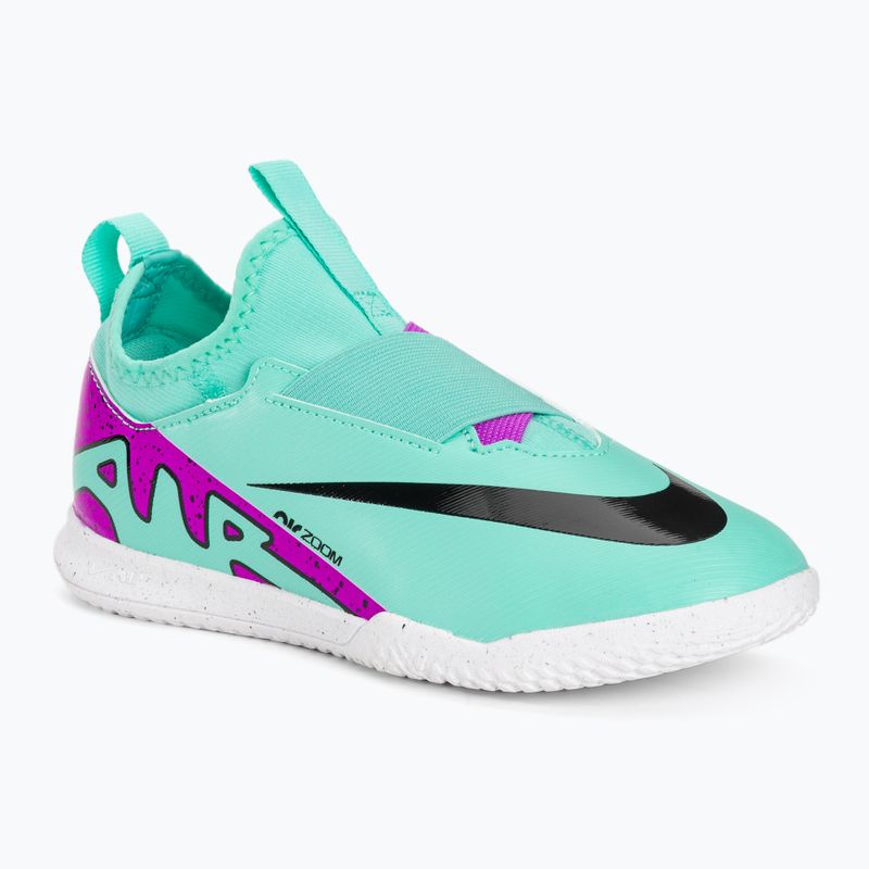 Scarpe da calcio per bambini Nike Jr Zoom Mercurial Vapor 15 Academy IC iper turchese/nero/bianco/fucsia dream